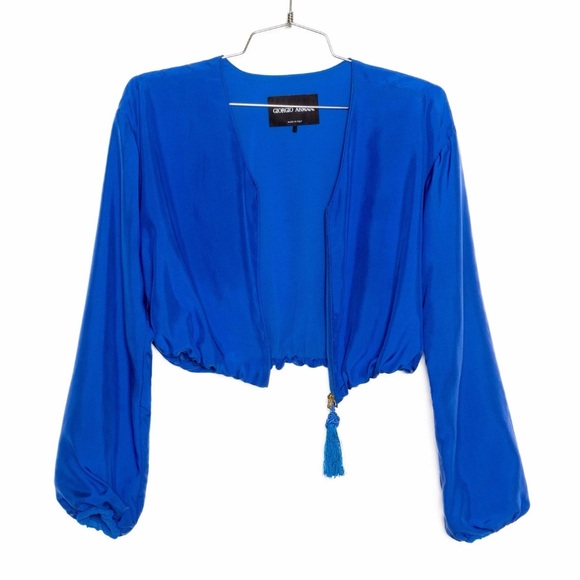 Giorgio Armani Blue Washed Silk Set – SS23 Collection - Size IT 38 / US 2 / XS - Picture 6 of 14